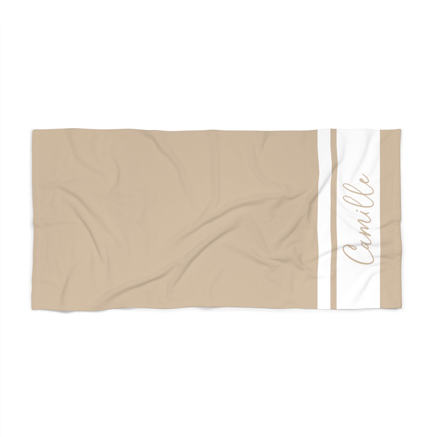 Custom Solid Beach Towel