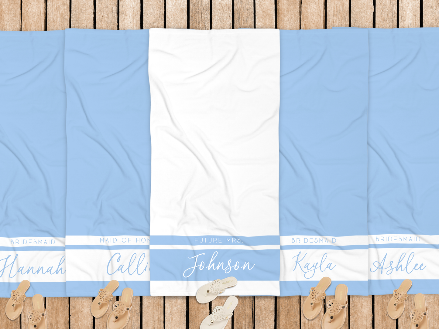 Custom Solid Beach Towel