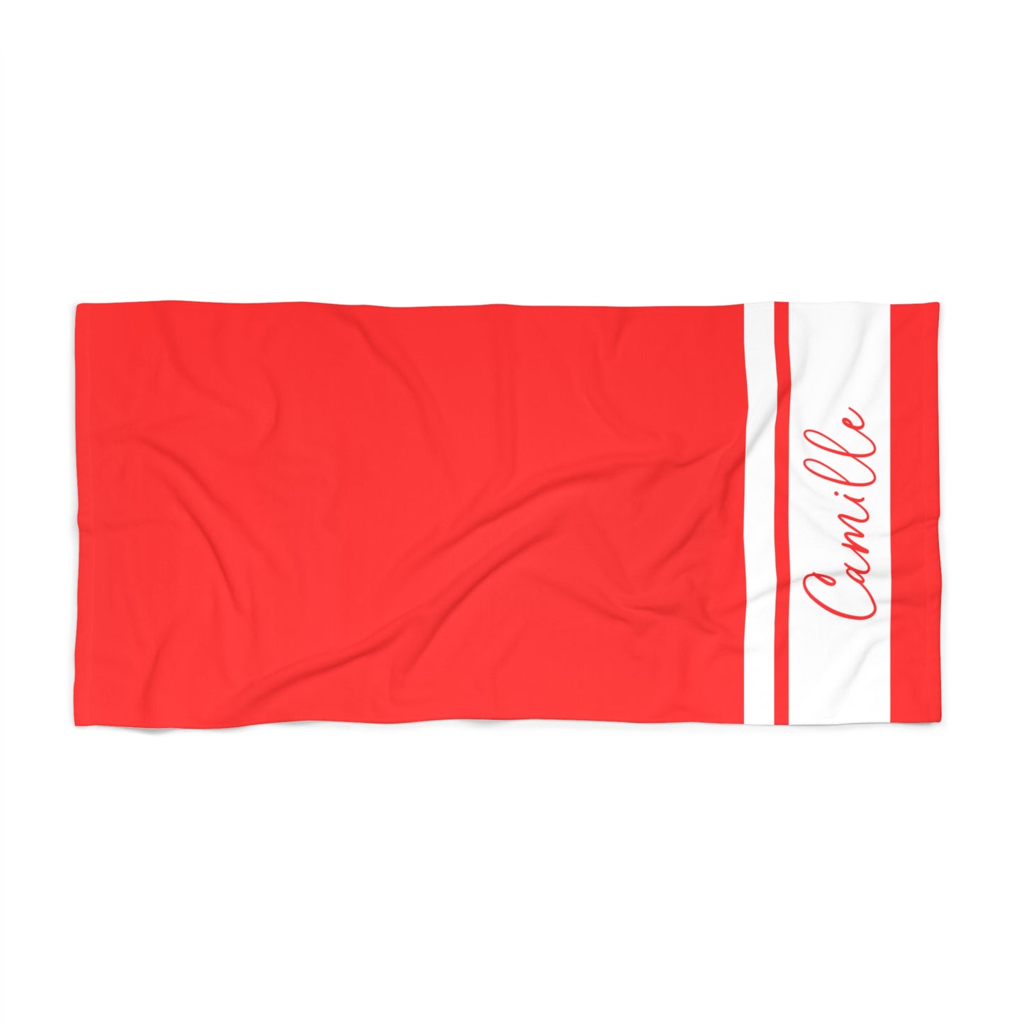 Custom Solid Beach Towel