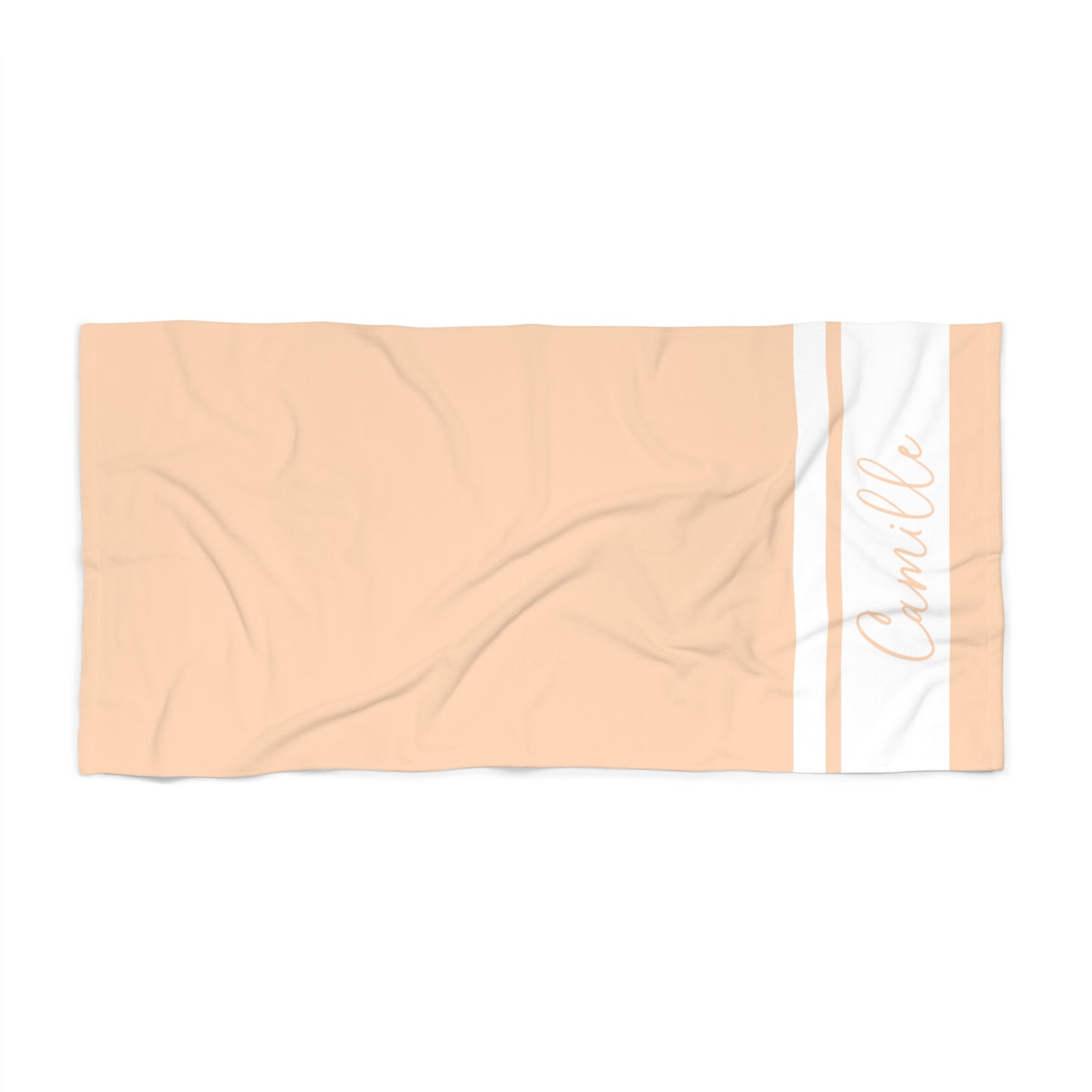 Custom Solid Beach Towel
