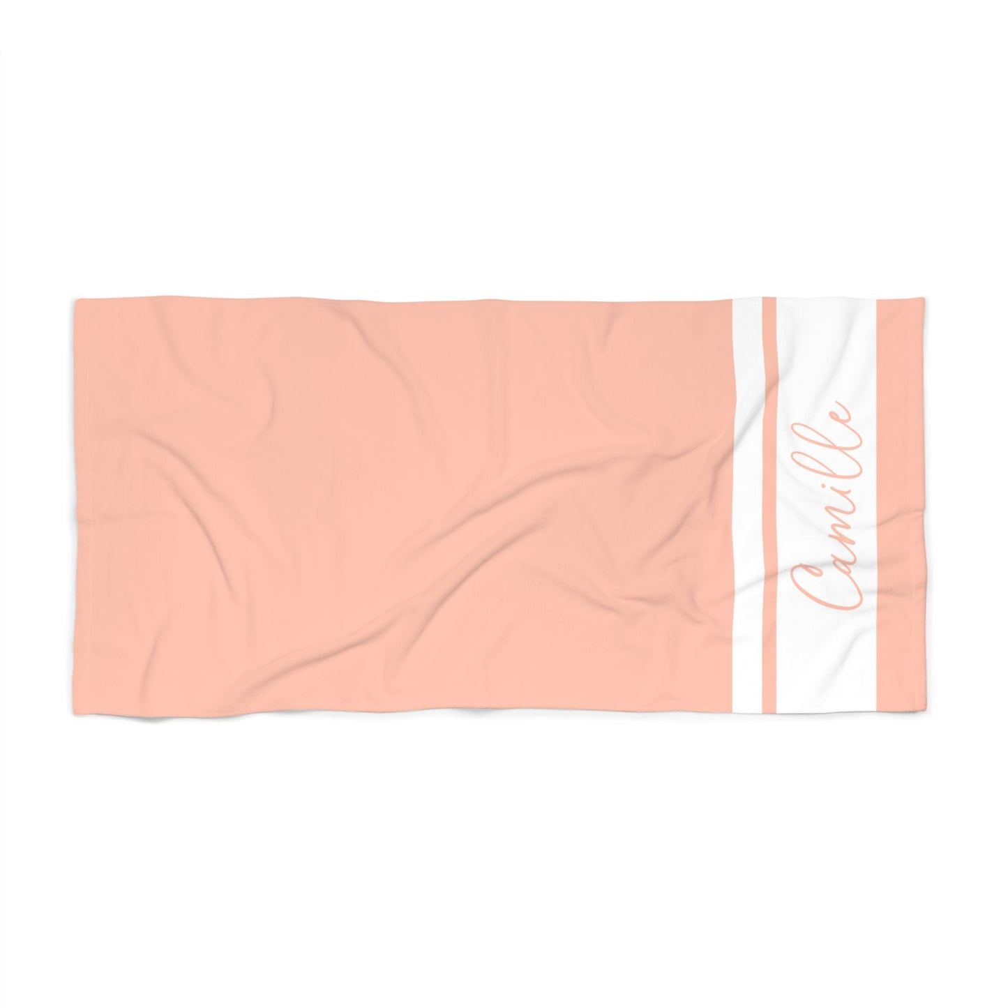 Custom Solid Beach Towel