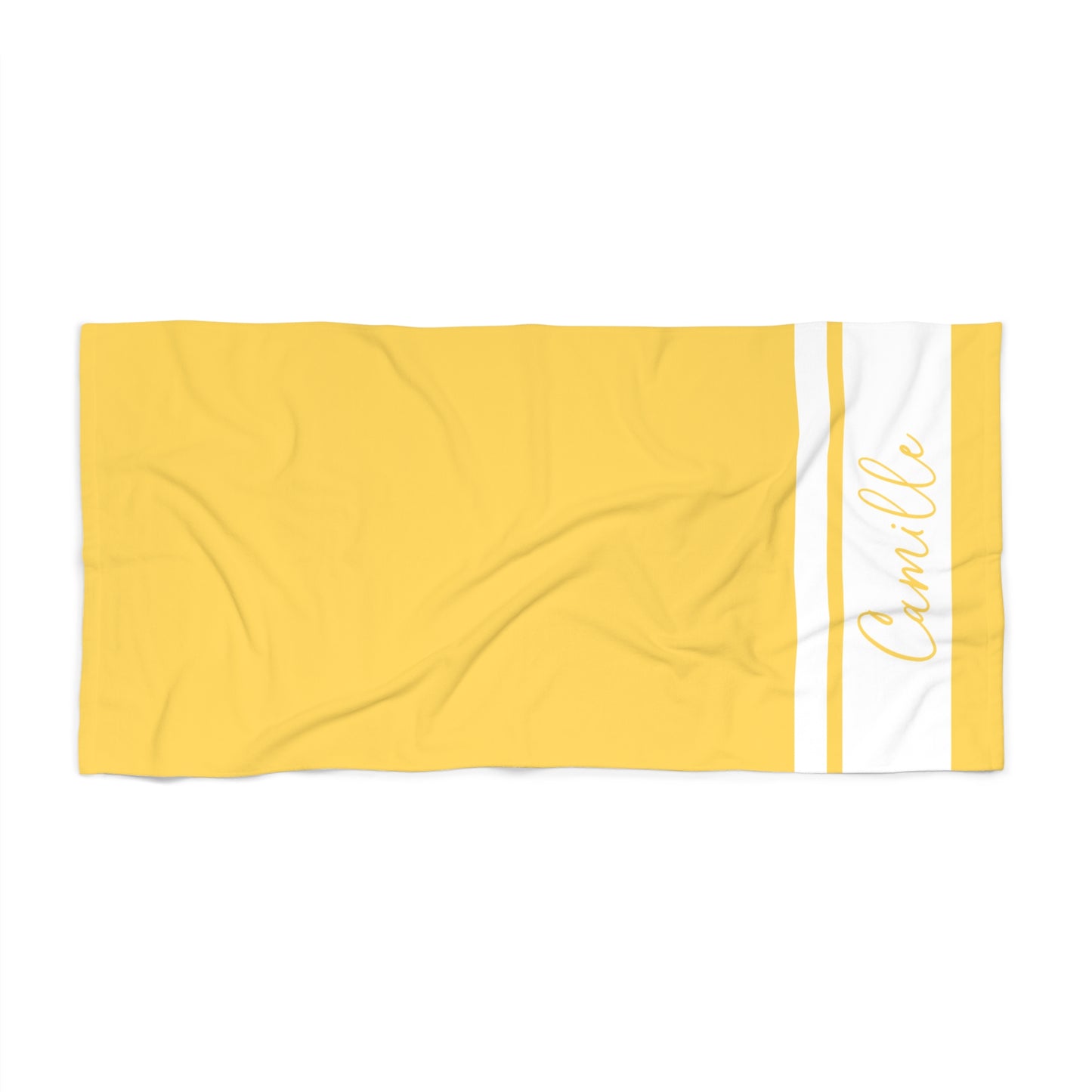 Custom Solid Beach Towel
