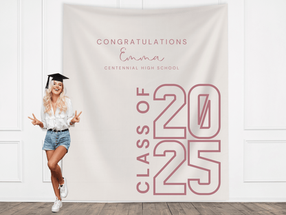 Class of 2025 Custom Graduation Banner