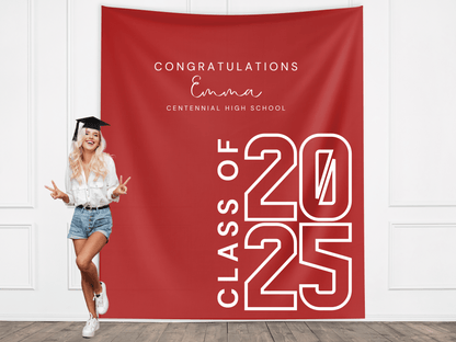 Class of 2025 Custom Graduation Banner