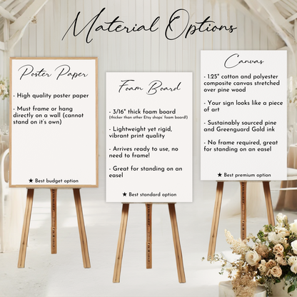 Preppy Teddy Bear Baby Shower Welcome Sign