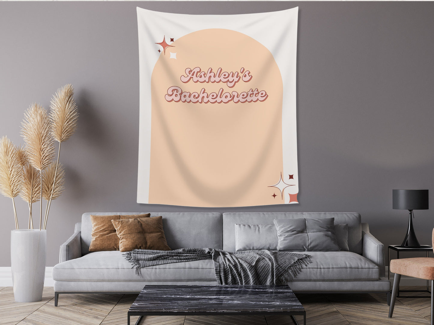 Retro Arch Bachelorette Weekend Banner