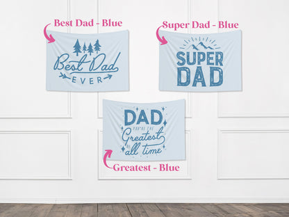 Father's Day Adventure Fabric Banner Father's Day Gift | Backdrop for Father's Day BBQ or Party