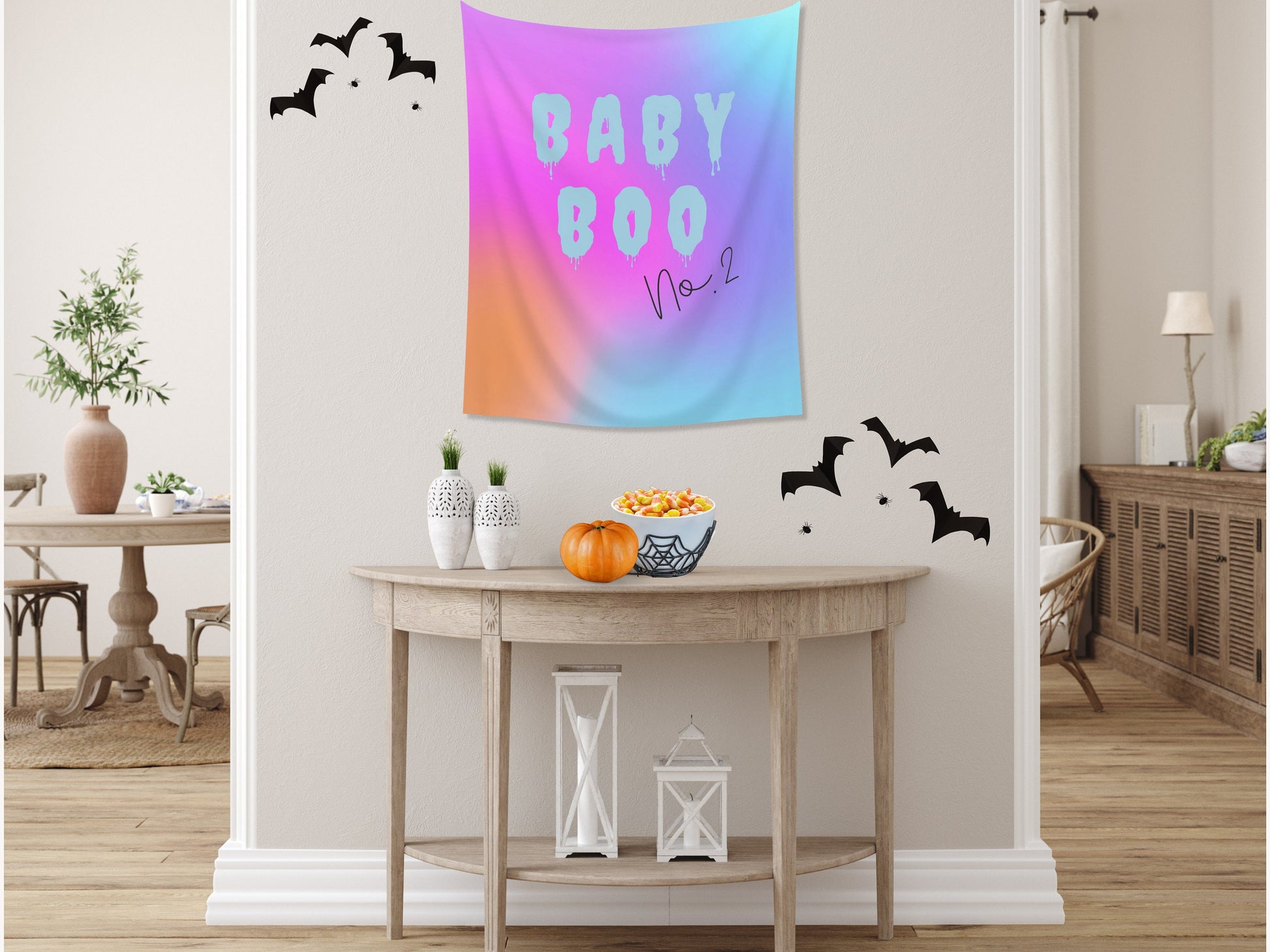 Baby Boo No. 2 Halloween Banner