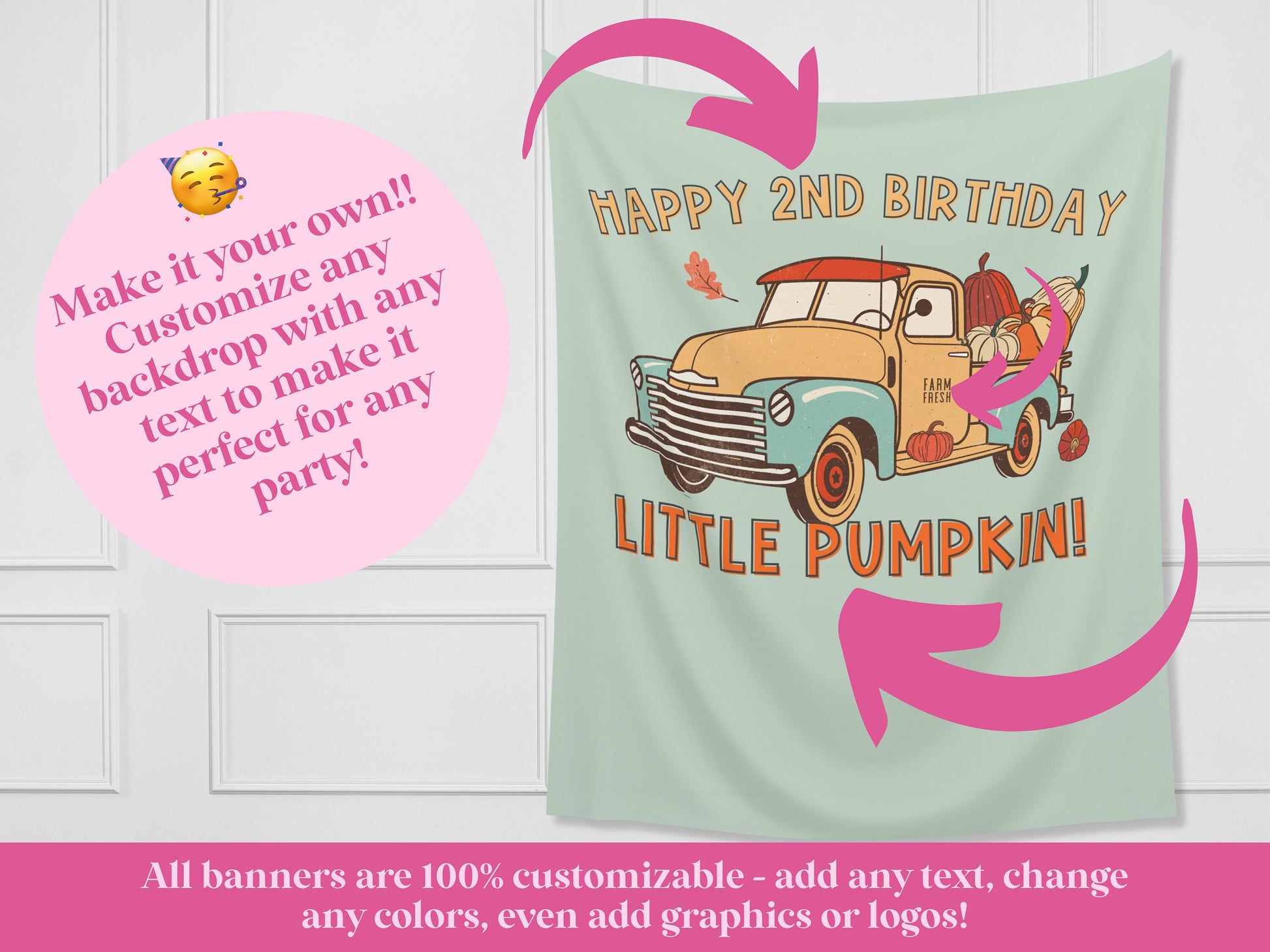 Pumpkin Patch Truck Banner