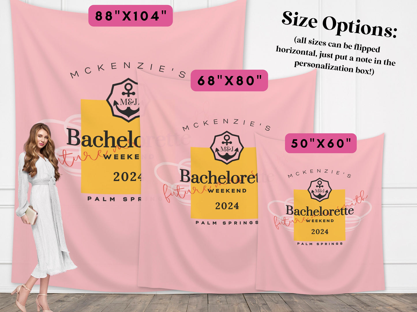 Custom Champagne Bachelorette Party Banner | Champagne Before Vows | Last Rendez Vous Décor | Personalized Label Bridal Shower Backdrop