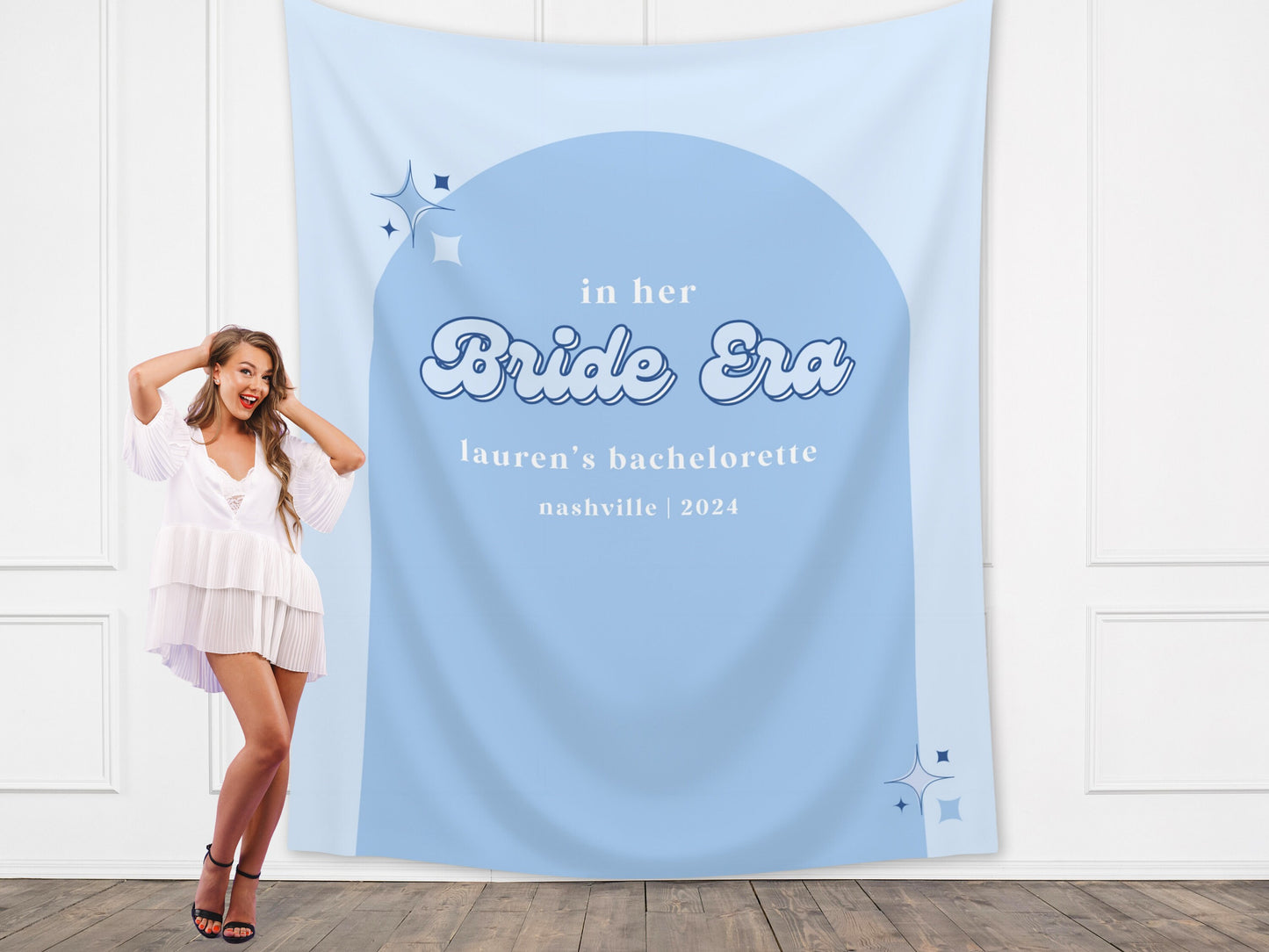 Bride Era Custom Banner | She Found Her Lover Bachelorette Party Décor | Bride Gift | Personalized Bridal Shower Backdrop | Bride's Version