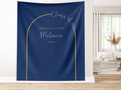 Class of 2025 Arch Custom Graduation Party Backdrop, Personalized School Colors Banner, High School Graduation, College Grad Gift