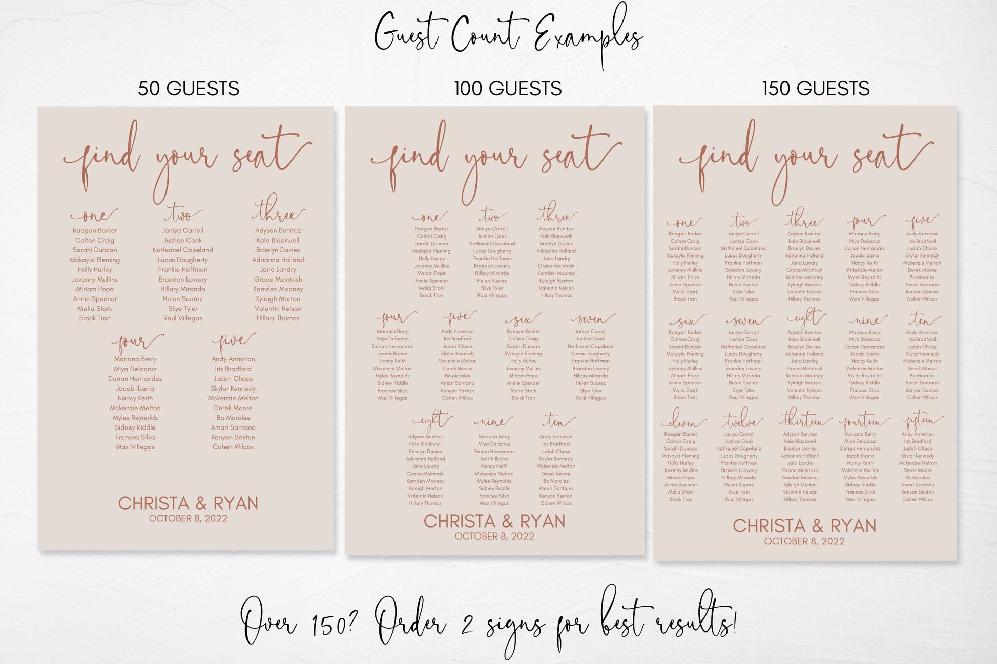 Simple Sage Green Wedding Seating Chart Board Sign