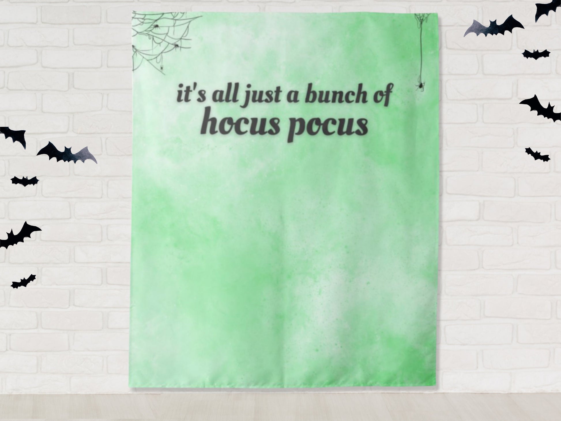 It's All Hocus Pocus Pastel Watercolor Halloween Party Backdrop | It's all a Bunch of Hocus Pocus Photo Booth