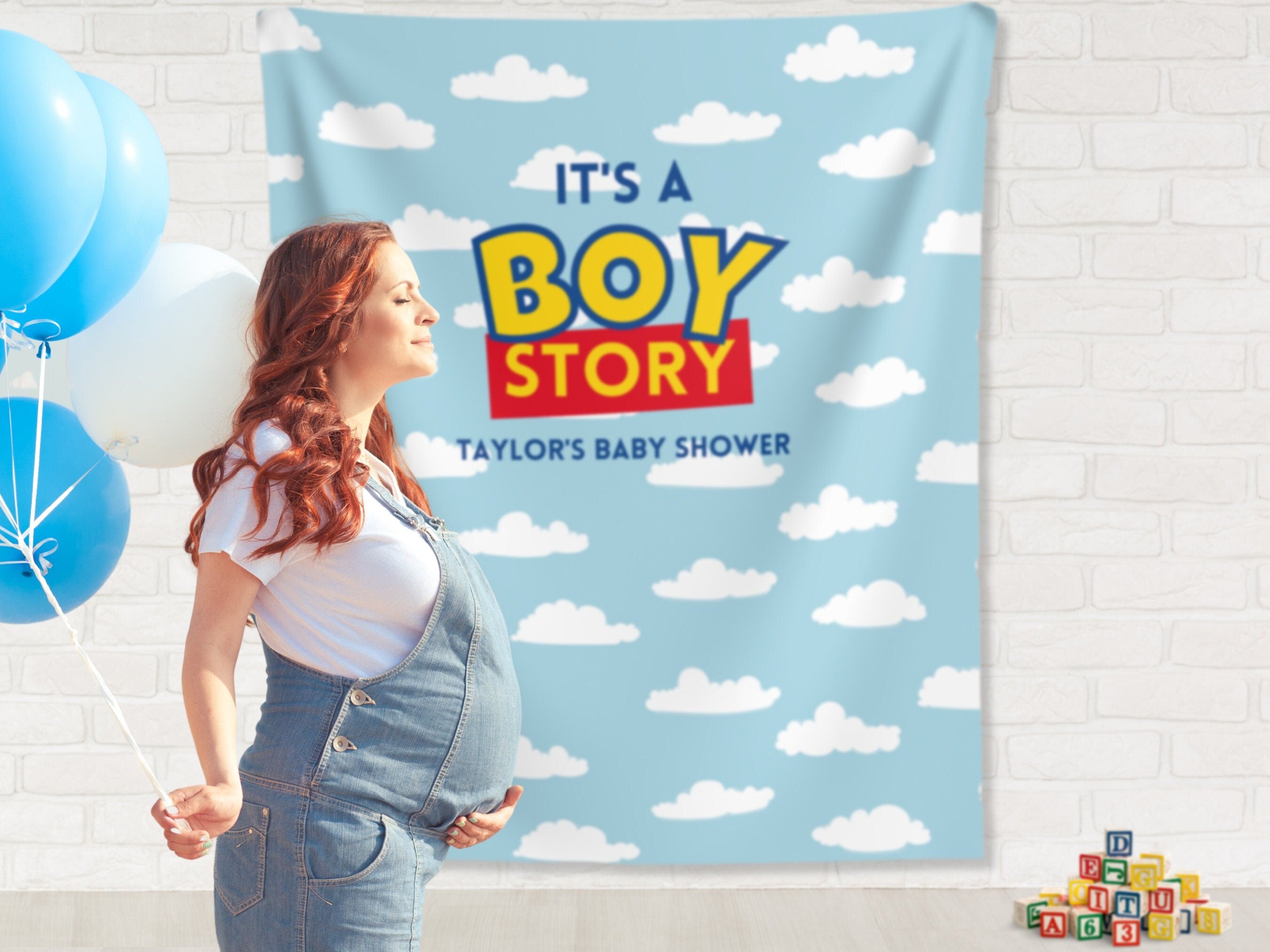 Boy story 2024 baby shower