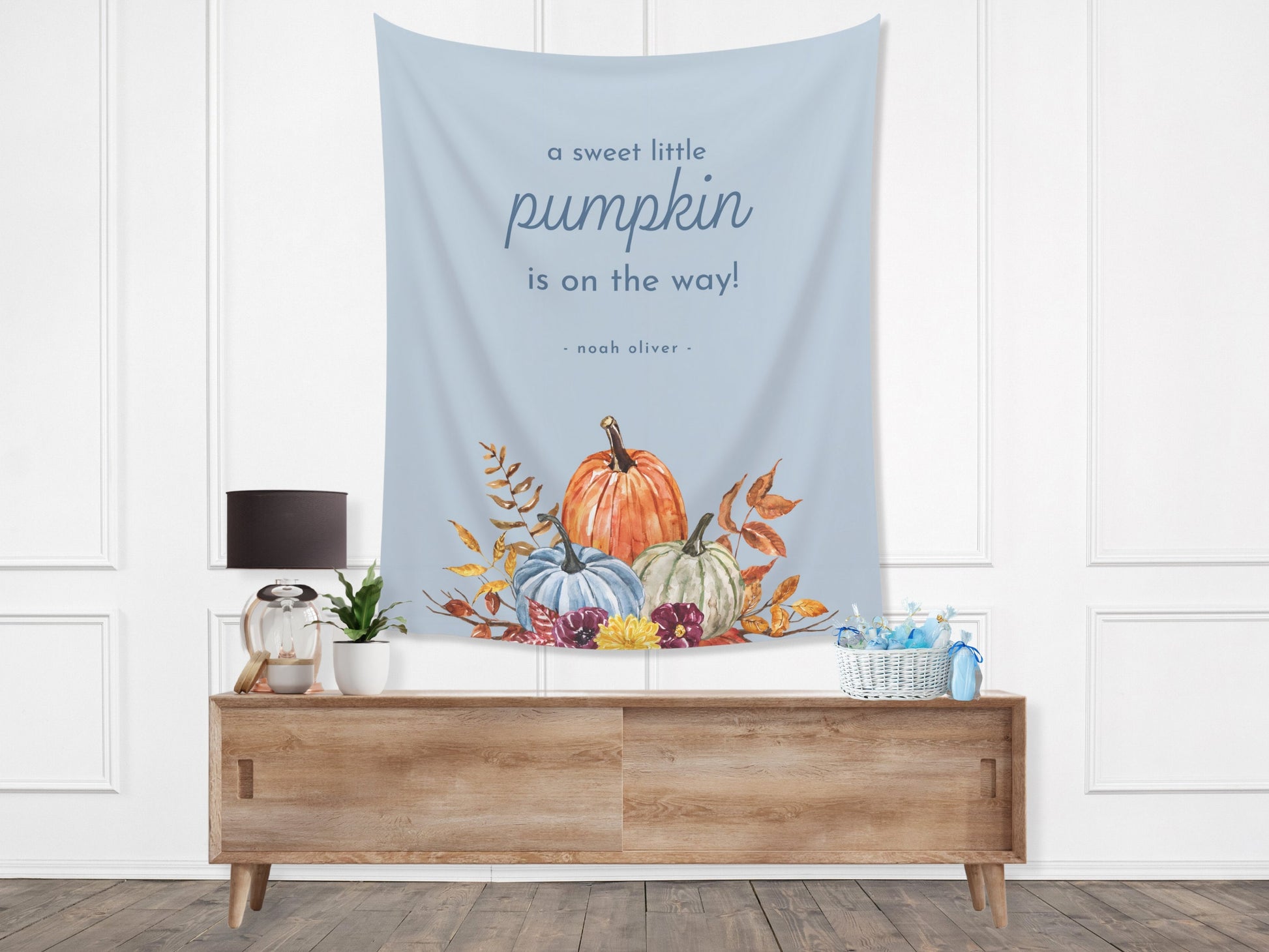 Our little Pumpkin Banner Fall Party - Pumpkin Patch - Oh Hey Pumpkin - Our Little Pumpkin - October Halloween Baby Shower Décor - Custom Backdrop