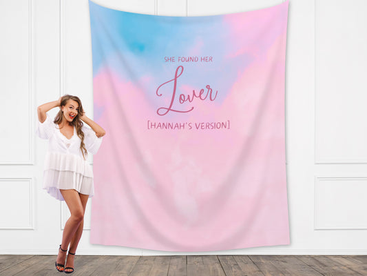 Lover Bride's Version Custom Banner | She Found Her Lover Bachelorette Party | Bride Gift | Personalized Bridal Shower Backdrop | Bride Era
