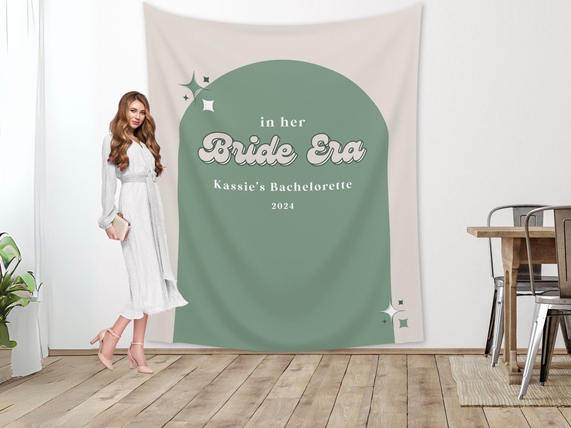 Bride Era Custom Banner | She Found Her Lover Bachelorette Party Décor | Bride Gift | Personalized Bridal Shower Backdrop | Bride's Version