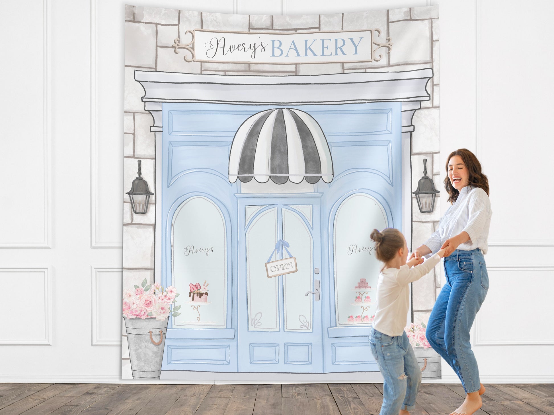 Patisserie Storefront Paris Bakery Birthday Banner